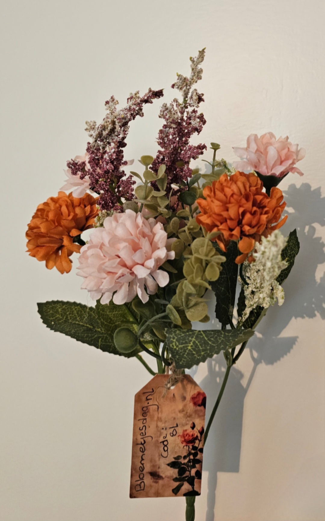 Voorbeeld Bloemetjesdag-boeketje